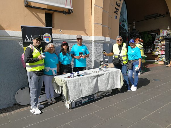 Stand AACV en La Recova del Mercado de Africa en Tenerife